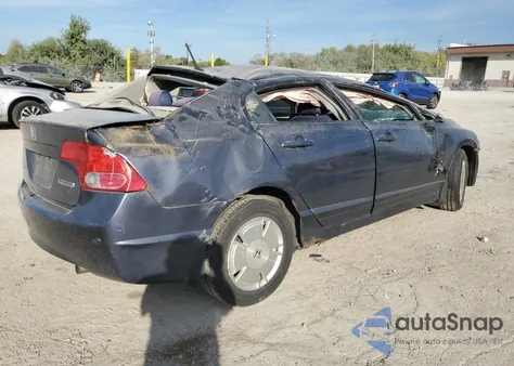 2008 Honda Civic Hybrid z USA, uszkodzony, nr VIN JHMFA36268S028059